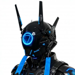 Cyberpunk Komand&ouml;ri COS Kiiver, Mehaaniline Kiiver, Tehnoloogiline Baari Kogumis LED Mask, Roboti Mask