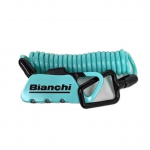 Bianchi Mini Lock Celeste Maanteejalgratas Jalgratta Lukk Traadist Spiraal V&otilde;ti