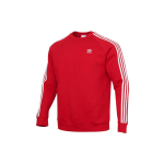 Adidas Originals 3 Triibuga Huppar Meeste Punane &Uuml;mmarguse Kaelusega M&otilde;&otilde;dukas Tavaline GN3484 S