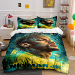 Neymar Jr Kollane ja Sinine Spordivoodipesukomplekt Voodipesukomplekt (1 tekikott, 2 padjap&uuml;&uuml;ri, tekk ei kuulu komplekti) 135x200cm white