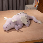 Armas dinosaurus padi pehmem&auml;nguasi nukk lendav dinosaurus nukk poiss magamine rahustav kaltsunukk 60cm（0.35kg） lilla