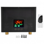 IPX4 3000W Paagita Kiirveeboiler Kaugjuhtimispuldi ja Puutepaneeliga K&ouml;&ouml;ki Vannituppa