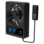 Automaatne juhtimine Terrariumite ventilaator majapidamisterraariumidele &Otilde;huringluse seadmed Jahutid Seade Igas suuruses terraariumid Roomajate ventilaator black
