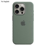 iPhone 15 Pro &uuml;mbris Magsafe'iga Vedel silikoonist kaitse&uuml;mbris yt4 iPhone'i &uuml;mbrise jaoks kollane