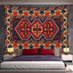 P&auml;rsia vaip Seinale riputatav Rannatekk Madrats Ps&uuml;hhedeelne Boheemlaslik Joogamatt Mandala vaip 100x150cm