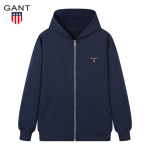 Gant Meeste ja Naiste S&uuml;gis-Talvine Tikitud T&otilde;mblukuga Kapuutsiga Pullover Vabaaja Spordi Jooksu Kapuuts XL tumesinine v&auml;rv