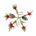 5 tk HENGJIA 6,4 cm 6,8 g metallist kalalusikad S&ouml;&ouml;daforell Bass haugip&uuml;&uuml;gi landid 5pc