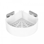 Panipaik kolmnurkne du&scaron;ikabiini riiul Vannitoa seina nurgariiul hoiuruumi hoidja