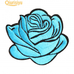 Roosim&auml;rk, triigitud plaastril kaunistus, lillek&uuml;bar, aplikatsioon punane