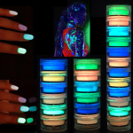 NO.PS V&auml;rvid P&uuml;sivad Glitter Nail Art Neoon Puuder Lauv&auml;rv Pigment Manik&uuml;&uuml;r Decor Naiste Mood