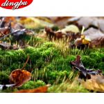 5D isetegemise teemantmaal maastik teemanttikandid juga t&auml;isring puur ristpistes kodukaunistus 20X30CM