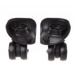 2x kohvri pagasi tarvikud universaalsed 360 kraadi p&ouml;&ouml;rlevad rattad k&auml;ru ratas L