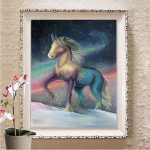 T&auml;iskandiline/&uuml;mmargune puur 5D DIY Teemantmaal, Tikand Ristpistes 5D Kodukaunistuse kingitus Full Round 20X30CM