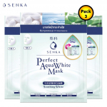 Senka Perfect Aqua White Mask rahustav valge n&auml;omask, 25 ml (pakendis 3) - Shiseido Japan 25 ml x 3 pcs