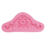 3D-barokne kroonsuhkur Fondant &scaron;okolaadikook silikoonvorm K&ouml;&ouml;gi k&uuml;psetuskaunistus