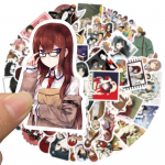 25/50 TK STEINS;GATE ELITE Anime kleebis kitarr, mootorratta pagasikohvri kleebis Graffiti kleebis lastele laste m&auml;nguasjadele F3 25 Pcs