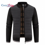 Cozy Up meeste pikkade varrukatega talvejoped, uus tikitud aluskrae pluss fliisist kootud &otilde;huke sobivus L