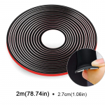 SEAMETAL 2/4/8m esiklaasi katuseluugi kummist tihendiriba 27 mm uuendatud auto katuseakna serva tihendi kaitse veekindel tolmukindel ilmastikuriba 27mm x2M