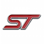 3D metallist ST auto rooliratta embleemi kleebis ST Focus x 2 3 Kuga FIESTA MONDEO VIGNALE ECOBOOST KUGA Auto Car Styling jaoks