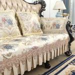 Retro &scaron;enill pitsist diivanikate Lilleline nahast diivani kate Kaitse k&auml;etoe tooli kate Libisemisvastane Europea Sofa cover-90x120cm