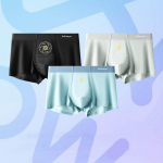 MiiOW 3tk Ice Silk Meeste Aluspesu AAA Antibakteriaalne Mulberry Silk Crotch Summer Sexy Seamless Boxing Shorts L-5XL L