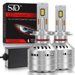 2tk H7 LED 60000LM 120W H4 H11 H8 9005 HB3 9006 HB4 9012 HIR2 Led esituled Canbus suure v&otilde;imsusega 6000K 3570 CSP kahe vasktoruga pirniga automaatne esilamp 12V H7