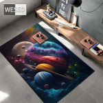 3D vaibad laste magamistoale Universumi vaip Planet Black Hole kosmosevaip poistele Kohandatud vaipvannimatt 3D 40x60cm 1pcs