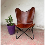 K&auml;sitsi valmistatud nahast Butterfly Chair Kokkupandavad lamamistoolid Kodu- ja aiam&ouml;&ouml;bel 36x33x27