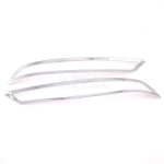 ABS S&uuml;sinikkiust Tagumise Kaitseraua Udutule Tagatule Raami Katte Liistud Auto V&auml;lised Tarvikud KIA K7 CADENZA jaoks 01-Mirror Chrome white