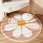 Lastetoa multifilmid voodivaibad libisemiskindlad suure alaga elutoa vaibad Lillekujulised &uuml;mmargused vaibad P&otilde;randamatid Diameter 60cm S