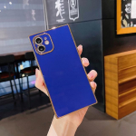 Pehme kandiline galvaniseeritud telefoni&uuml;mbris iPhone'i 11 12 13 14 Pro Max Xs X Xr Max 7 8 Plus Mini Se 2020 silikoonist kaitseraua tagakaas For iPhone SE 2020 sinine