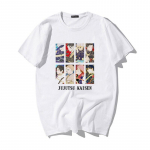 Meeste T-s&auml;rk Harajuku Jujutsu Kaisen Graphic Unisex l&uuml;hikeste varrukatega T-s&auml;rk Lahe multikas Anime vabaaja T-s&auml;rk Meeste t&auml;navar&otilde;ivaste topid XS
