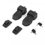 Autokapoti riivid koos lukustuskapi lukustuskomplektiga Jeep Wrangler JL ja Gladiator JT 2018 up v&auml;listarvikutele Choice 2