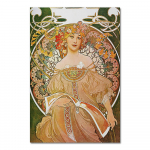 Naiste l&otilde;uendimaalingud seinale Kunstpildid elutuppa Alphonse Mucha l&otilde;uendikunst plakatid ja tr&uuml;kised Art Vintage 21x30 No Frame