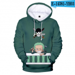 Moekas trendikas kapuutsiga ONE PIECE 3D kapuutsiga meeste kampsun, naiste top 3D printimine ONE PIECE laste vabaaja pullover L