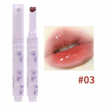 Love Heart Shape Water Light Huulepulk Pliiats Mirror Jelly Huuleglasuur Niisutab Selge Huulel&auml;ige Korea huulev&auml;rv
