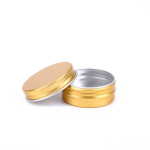 100 tk 15 ml alumiiniumpurk 15 g alumiiniumpurk kuldne v&auml;rv 15 ml kosmeetikapurgid beige