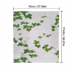 1/5/10 tk 70 * 77 cm k&otilde;rge kvaliteediga 3D vahtplastist seinapaneel Retro isekleepuv tapeet elutoa taustseina kodukaunistus 1pcs 70*77cm roheline/valge