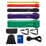 5 komplekti &uuml;lest&otilde;mbamise abipaelad, mis on vastupidavad, silmuspaelad J&otilde;ut&otilde;stmisharjutuste venitusrihmad koos burgundiapunane