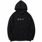 Hip Hop Unisex v&auml;rviline liblikas kapuuts S must