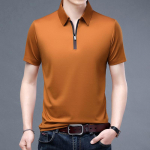 Meeste polos&auml;rgid suvised vabaaja l&uuml;hikeste varrukatega topid Slim Fit rev&auml;&auml;riga Pullover Polos T-s&auml;rk Mood meeste riided L
