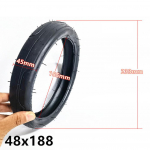 48x188 sisekummi v&auml;lisrehv 75g/275g/350g 9 tolli must Tyre