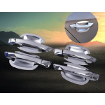 FUNDUOO uus kroomitud auto ukse k&auml;epideme kate + tassikausi kate autole Volkswagen VW Golf 6 MK6 Skoda SUPERB 2009 2010 2011 gray