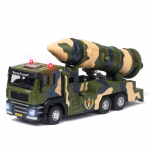 1/50 mastaapne s&otilde;jaline raketiheitja Diecast mudelm&auml;nguasi, tagasit&otilde;mmatav m&auml;nguasi koos heli ja valgusega lastele V&auml;ikelapse poistele T&uuml;drukutele Kingikogu 1/50-19.5x13.5x5.5cm