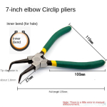 Vuugikinnitustangid K&uuml;tusefiltrid Voolik Toru Pandla Eemaldamine Sadul S&uuml;sinikteras Sobib autodele Auto S&otilde;iduki T&ouml;&ouml;riistad K&otilde;rge 7 inch inner bend