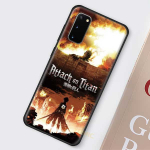 Attack On Titan Case Samsung Galaxy S20 FE S21 Note 20 Ultra S10 10 Lite S9 Plus S8 S10e TPU musta telefoni kaane Coque jaoks Note 10 Lite hapuroheline v&auml;rv