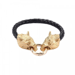 Roostevabast terasest viikingi k&auml;ev&otilde;ru Meeste nahast k&auml;ev&otilde;ru Hundipea k&auml;ev&otilde;ru 23CM