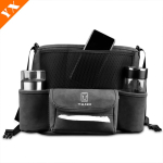 For GWM Great Wall Tank 300 Accessories 2022-2023 Car Central Console Seat Storage bag Organizer Storage Knapsack Flanging black