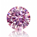 Cellacity v&auml;rvilised lahtised moissaniitkivid 0,5-3CT Rainbow Pi mustad moissaniitid s&auml;ravad peened ehted, &uuml;mmargused laboris kasvatatud teemandid 9MM - 3 CT(1 pcs) roosa