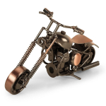 Amaze Shoppee Rauast Jalgratta Miniatuurkuju, Standardne, Pruun, 1 tk